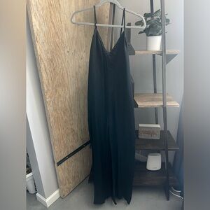 New with tags Athleta Satin Jumpsuit SIZE M